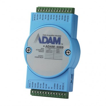 Digitálny RS-485 I/O modul ADAM-4069, 8 výkonových relé výstupov, Modbus/RTU