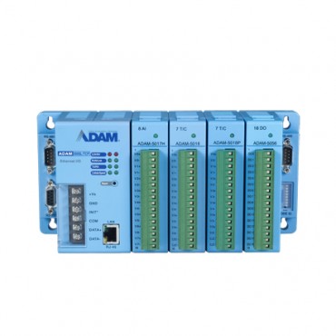 Modulárny I/O systém ADAM-5000L/TCP s 4 rozširujúcimi slotmi a komunikáciou cez Ethernet