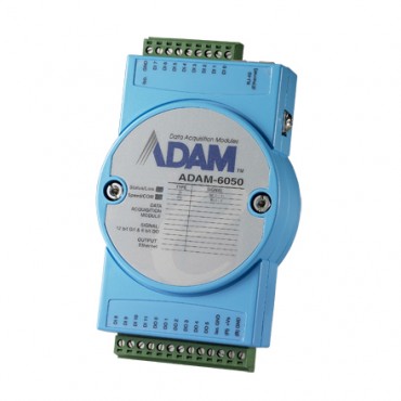 Ethernetový I/O modul ADAM-6050, 18 izolovaných digitálnych vstupov/výstupov, Modbus/TCP