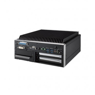 Bezventilátorové PC ARK-3520P s 6.gen. Intel Core i3/i5/i7, 1xVGA, 1xHDMI, 1xVoliteľný obrazový výstup, 2xGbE, 8xUSB, 8xCOM, Audio, 1x2,5" SATA, 2xF/S MiniPCIe (SIM, mSATA), 1x M.2-E, 1x iDoor, 2x PCI