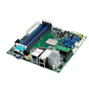 Priemyselná serverová Mini-ITX zákl. doska ASMB-260, Atom C3000, DDR4, VGA, PCIex4, 8xSATAIII, M.2, 4xUSB3.0, GbE, 2x10GbE, 2xCOM, IPMI