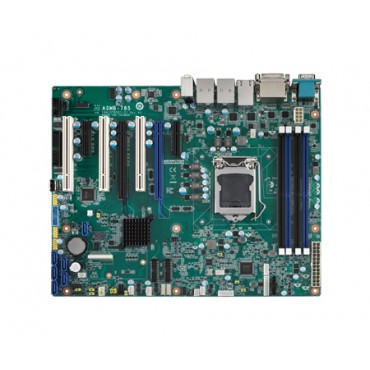 Priemyselná serverová ATX zákl. doska ASMB-785 s LGA 1151, 6./7.gen. Intel Core/Xeon E, DDR4, 4xPCIe, 3xPCI, 13xUSB, 6xSATA3, 4x/2xLAN, IPMI
