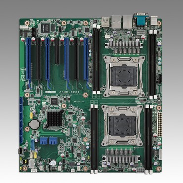 Priemyselná serverová EATX zákl. doska ASMB-923 s Dual LGA2011-R3, Intel Xeon E5, DDR4, 7xPCIe, 11xUSB, 10xSATA3, 2xLAN, IPMI