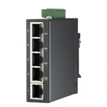 5-portový kompaktný priemyselný switch EKI-2525LI s rozšírenými pracovnými teplotami