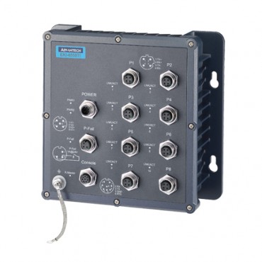 8-portový EN50155 priemyselný manažovateľný switch EKI-6558TI s rozšírenými pracovnými teplotami