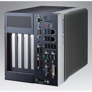 Bezventilátorové modulárne priemyselné PC MIC-7300, Celeron N3350/Atom x7-E3950, DDR3L, VGA, DVI, 2x GbE, 9x USB, 6x COM, DIO, 1x 2,5" SATA, 1x MiniPCIe/mSATA, Audio, iDoor, i-Module