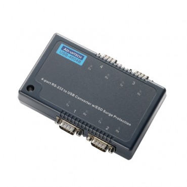 Priemyselný prevodník 4xRS232/422/485 USB USB-4604BM s ochranou proti elektrostatickému výboju