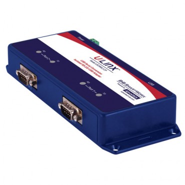 Priemyselný prevodník BB-USO9ML2-2P, USB na 2x RS-232 s izoláciou