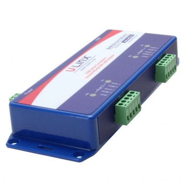 Priemyselný prevodník BB-USOPTL4-2P, USB na 2x RS-422/485 s izoláciou
