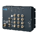 Priemyselný manažovateľný EN50155 switch EKI-9512DP-LV, 8x FE M12 s PoE/PoE+, 4x FE M12, 24V/36V/48 VDC