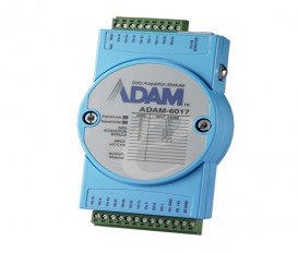 Ethernetový I/O modul ADAM-6017, 8 izolovaných analógových vstupov, 2 digitálne výstupy, Modbus/TCP