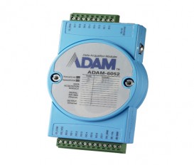 Ethernetový I/O modul ADAM-6052, 16 izolovaných digitálnych vstupov/výstupov (typu source), Modbus/TCP