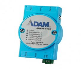 5-portový priemyselný switch ADAM-6520 s EFT/ESD ochranou