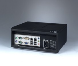 Mini-ITX priemyselná skrinka ARK-6620 s I/O na prednom panely