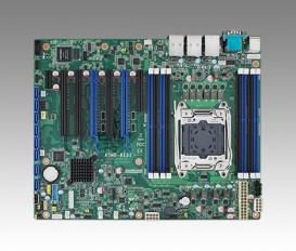 Priemyselná serverová ATX zákl. doska ASMB-813 s LGA2011-R3, 5.gen. Intel Core/Xeon E5, DDR4, 7xPCIe, 11xUSB, 8xSATA3, 2xLAN, IPMI