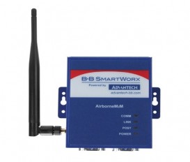 Priemyselné AirborneM2M WiFi AP/Klient a sériový server BB-APXN-Q5420, IEEE 802.11 a/b/g/n, 2.4/5GHz, 1x RJ45 10/100 Mb/s, 2x RS-232/422/485, 5-36 Vdc, -40~85°C, 