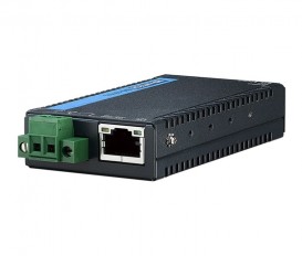 Sériový server EKI-1511IL s 1x RS-232 DB9, 1x LAN RJ45 a širokou prevádzkovou teplotou
