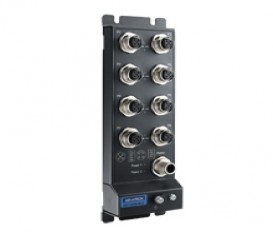 8-portový priemyselný switch EKI-2528I-M12 s IP67, M12 konektormi a rozšírenými pracovnými teplotami
