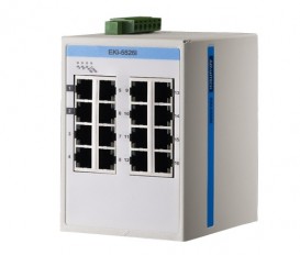 16-portový ProView switch EKI-5526I s rozšírenými pracovnými teplotami