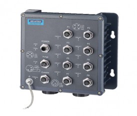 8-portový EN50155 priemyselný manažovateľný switch EKI-6559TMI s 2 optickými konektormi a rozšírenými pracovnými teplotami