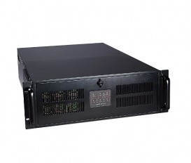 4U priemyselná skrinka do 19" racku IPC-623 pre 4 systémy