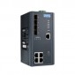8-portový manažovateľný PoE priemyselný switch EKI-7708E-4FPI s 4xFE, 4xSFP a rozšírenými pracovnými teplotami